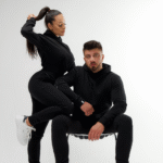Spodnie damskie Czarne all black - obrazek 5