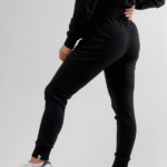 Spodnie damskie Czarne all black - obrazek 2